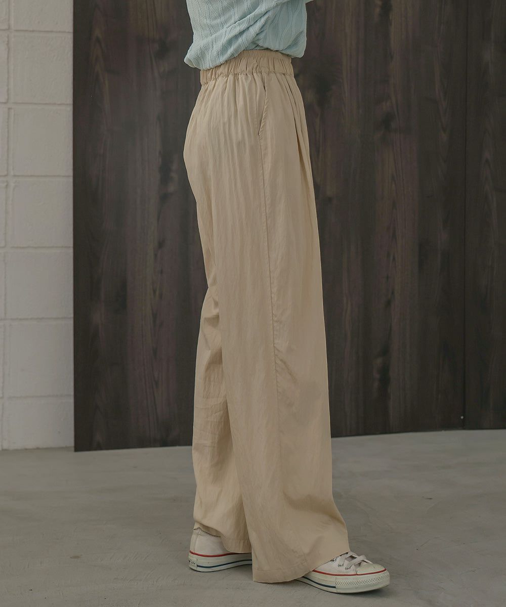 日本 Bab - 時尚美型垂墜感長褲-米杏