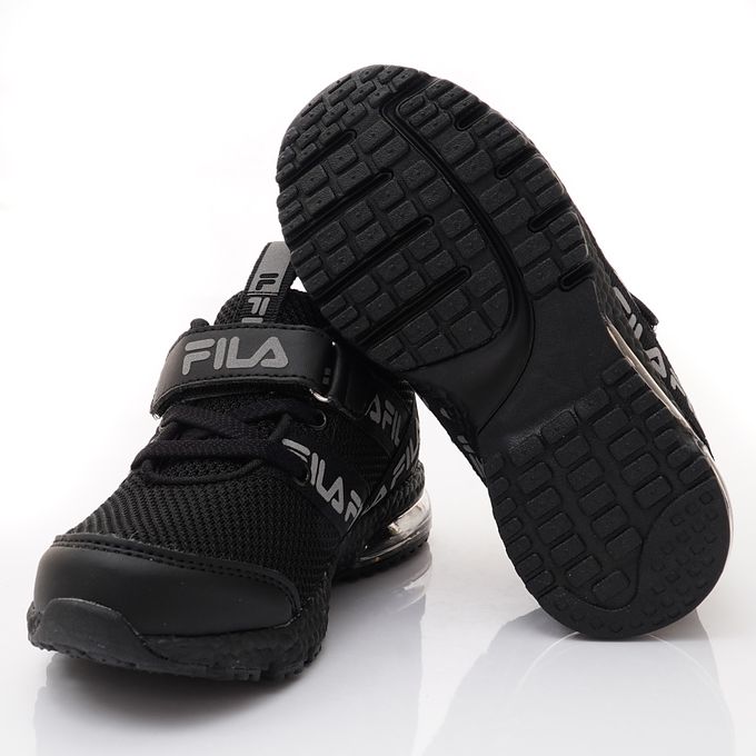FILA - 氣墊慢跑運動鞋-2-J429X-000黑(中大童段)-運動鞋-黑