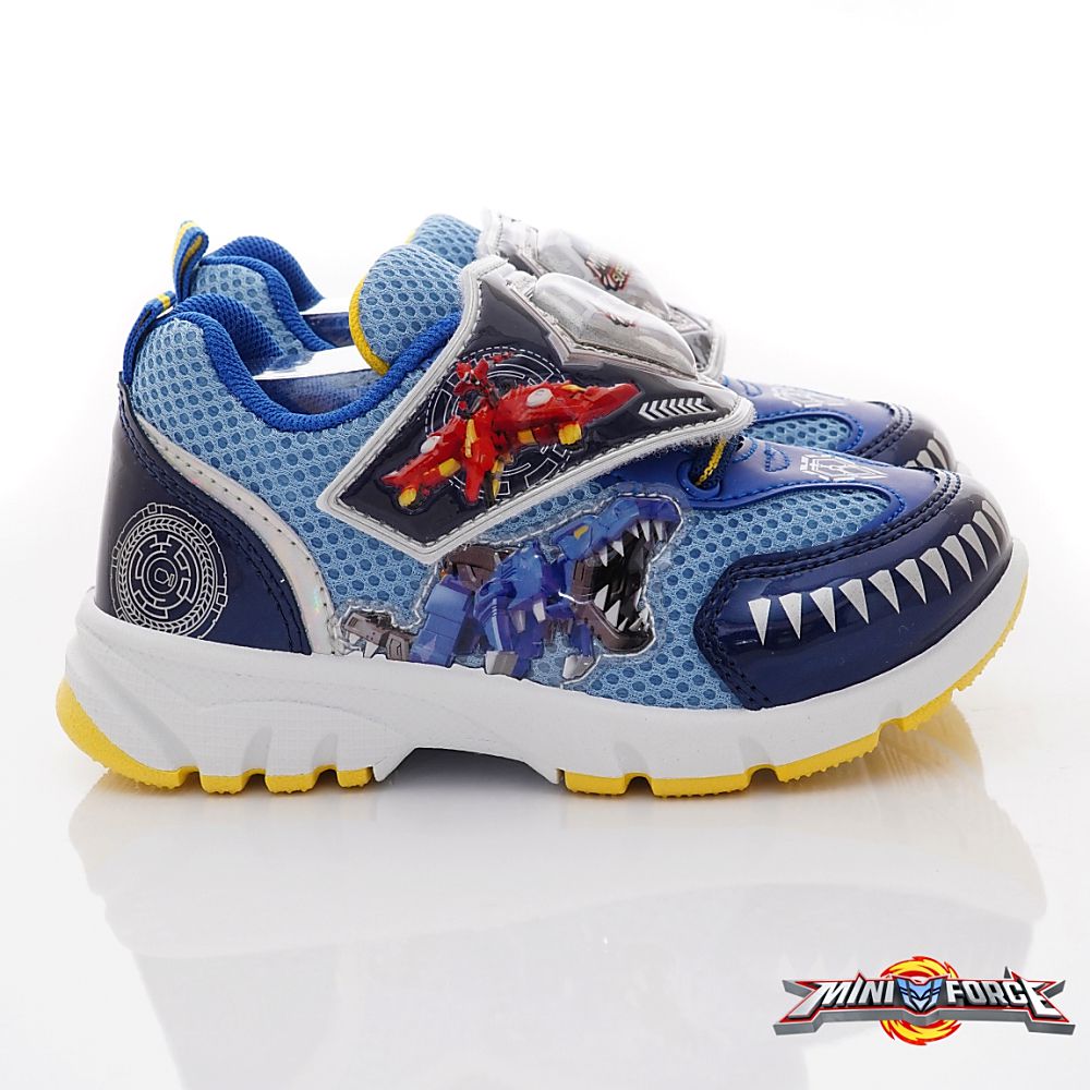 迷你特工隊 - 卡通迷你特工隊電燈運動鞋(中小童段)-藍