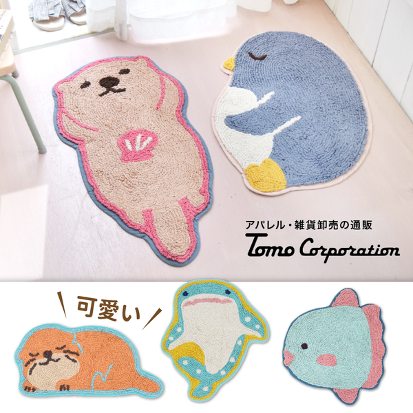 日本療癒動物地毯 / 腳踏墊~新品空運來台!