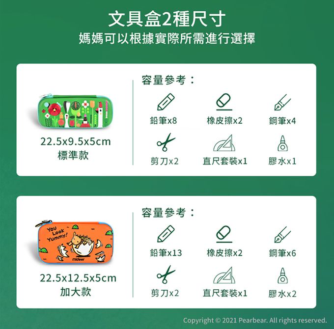 MiDeer - 兒童筆袋-花園宴會