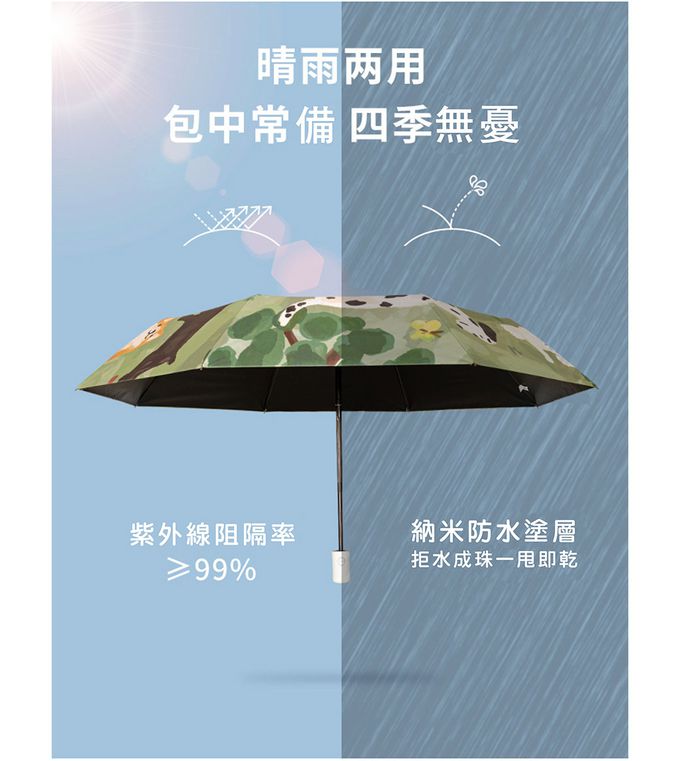 kocotree - 兒童自動折疊傘-動物遊樂園