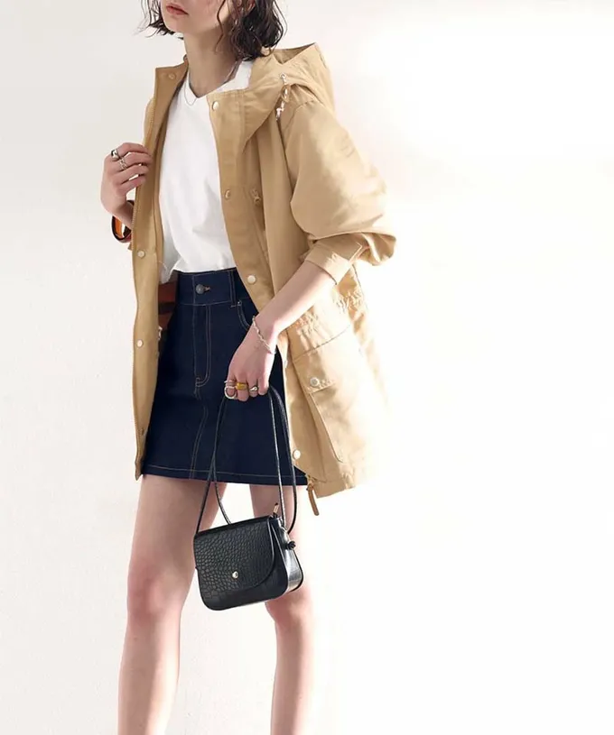 日本 Classical Elf - [熱銷NO.1]  3WAY百搭保暖連帽防風外套-橄欖綠