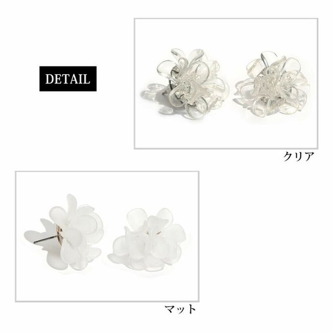 日本 Melody Accessory - 日本製 綻放夏日花朵耳環-耳針