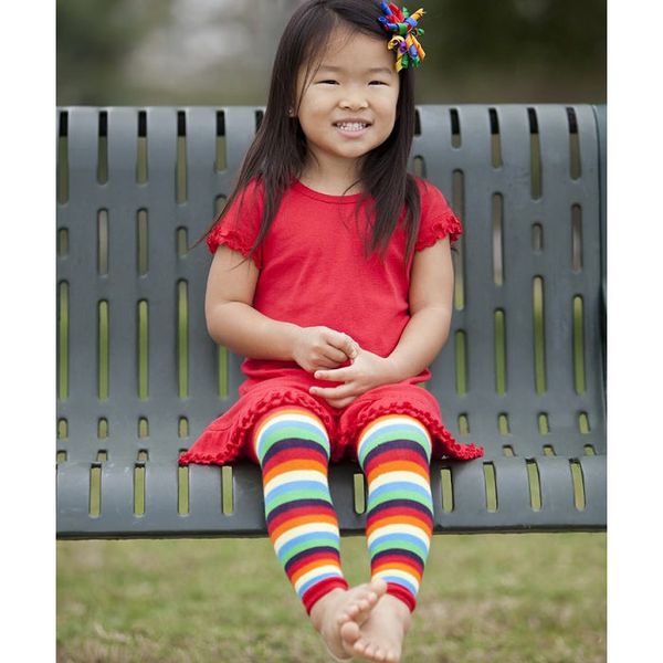 美國 juDanzy - 內搭褲襪-彩虹條紋 (4-6Y)