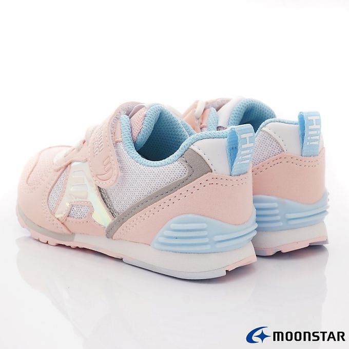 Moonstar日本月星 - HI系列休閒機能童鞋-MSC232384水蜜桃(中小童段)-機能運動鞋-水蜜桃