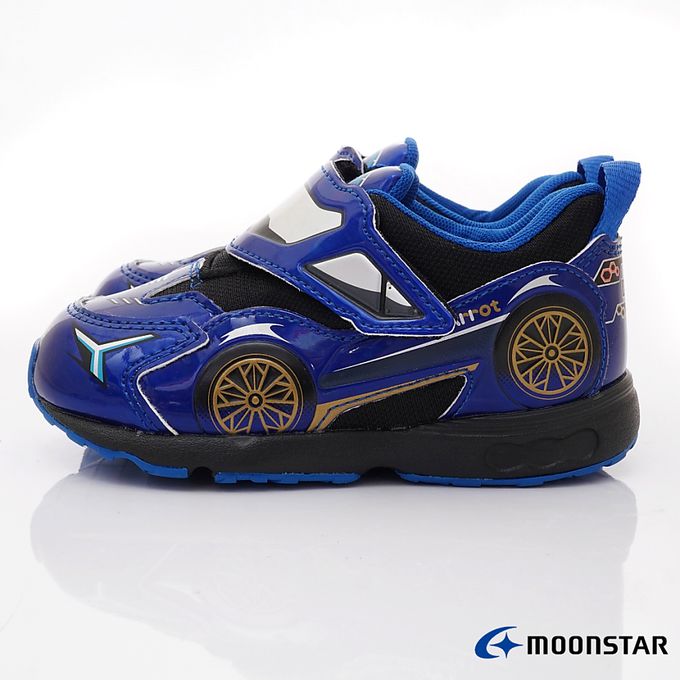 Moonstar日本月星 - 月星CR賽車運動鞋-CRC23285藍-15-19cm(中小童)-運動鞋-藍