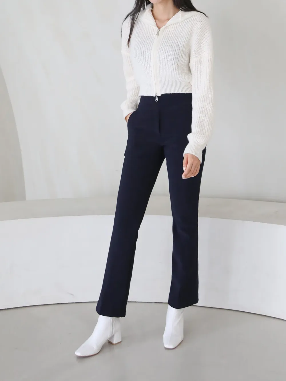 冬季款上新！正韓收收褲 ✧ 小腹隱形ｘ修飾臀腹ｘ顯腿長喇叭褲