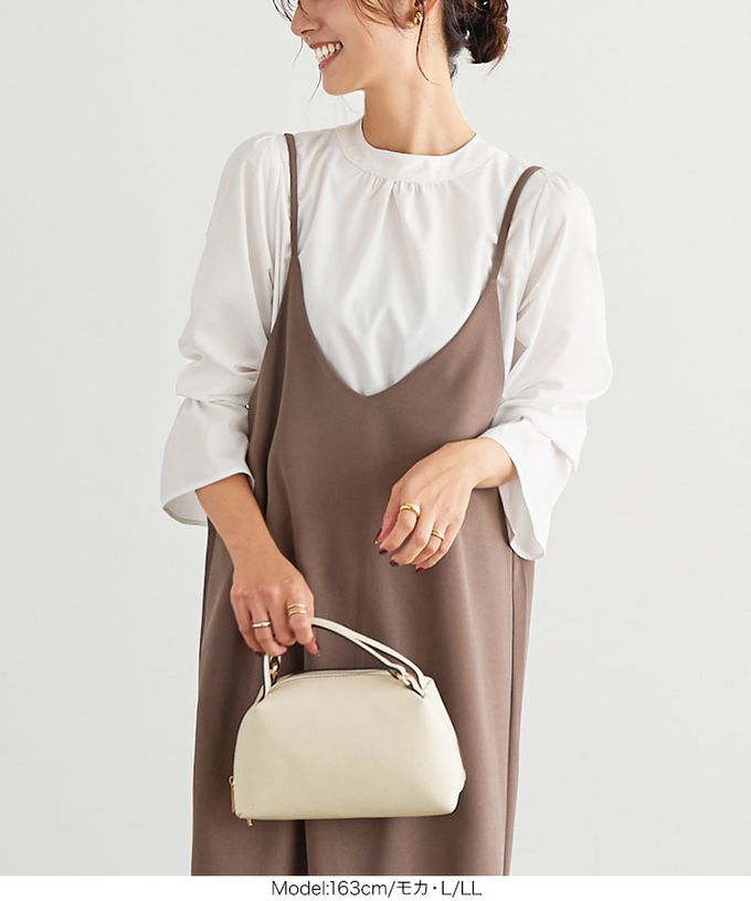 日本 Kobe Lettuce - [店員推薦] 百搭V領日系吊帶裙-(可選綁帶)-奶茶杏