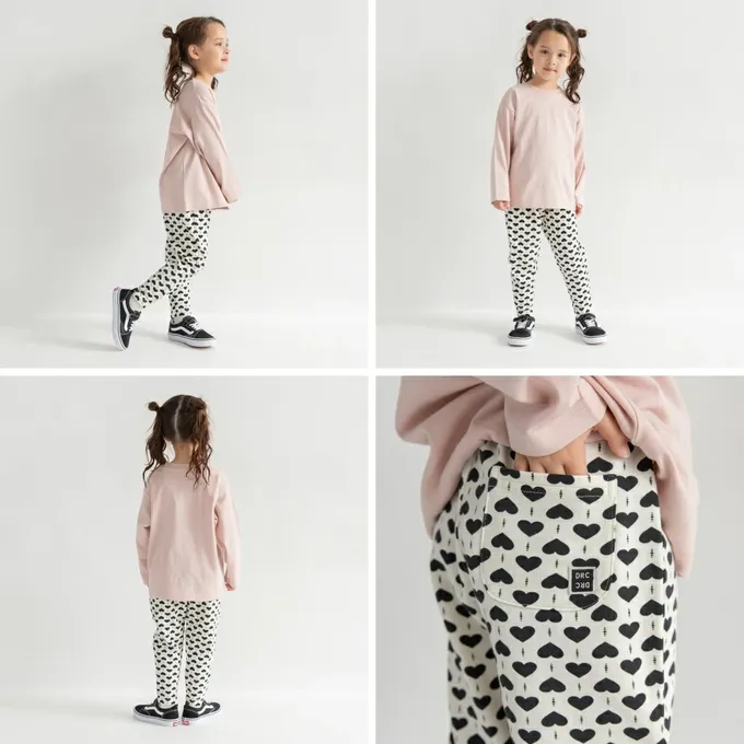 日本 BRANSHES - 彈力寬鬆上學好動長褲-直條紋-咖啡