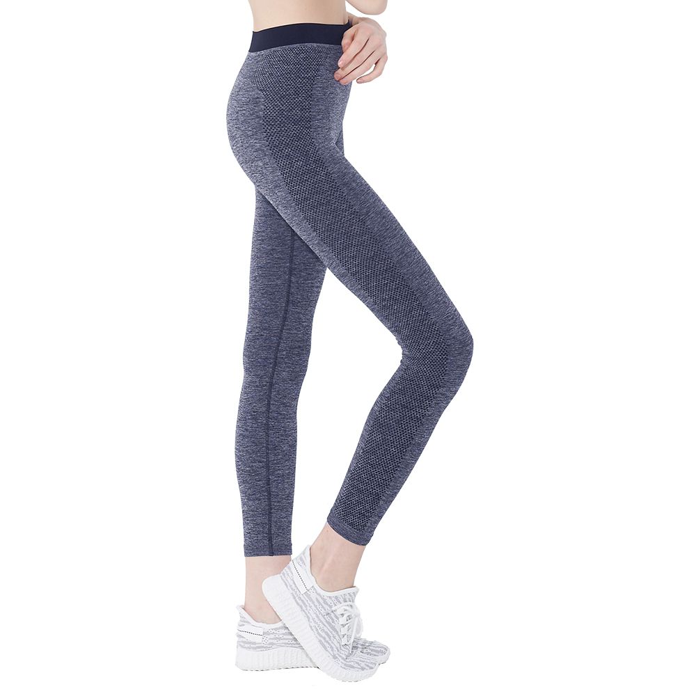 超彈力透氣肌動瑜珈褲-女款-夜藍 (FREE)