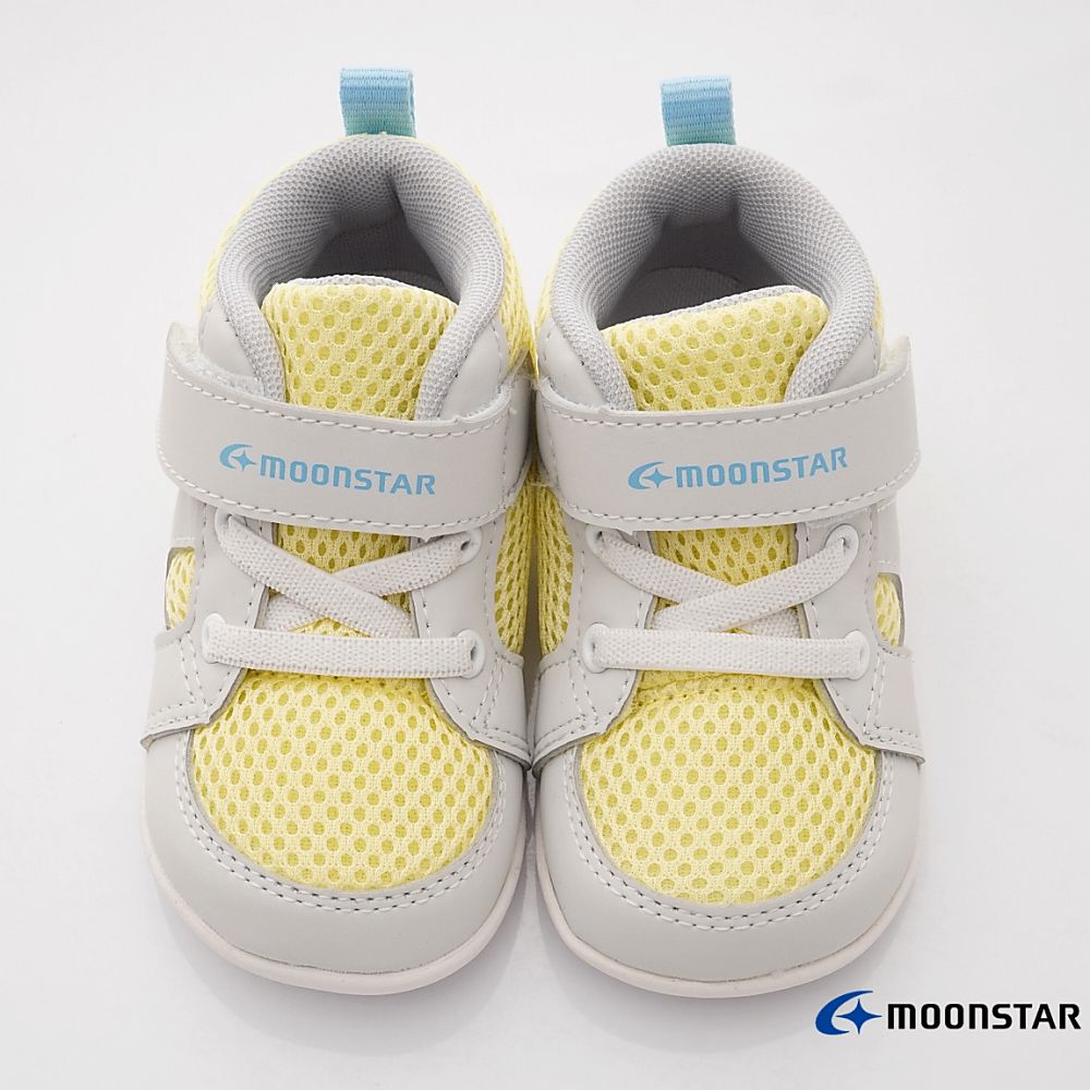 Moonstar日本月星 - 寶寶護踝學步款(寶寶段)-學步鞋-黃