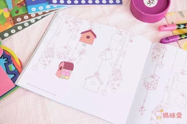 JoanMiro - 兒童塗鴉本-女孩版