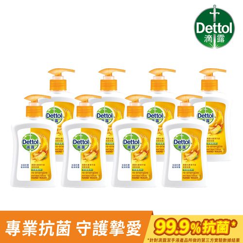 Dettol - 滴露清新柑橘潔手液250mlX8入