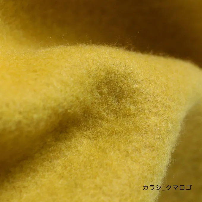 日本 BRANSHES - 裏起毛 舒適縮口長袖上衣-微笑花朵-黑