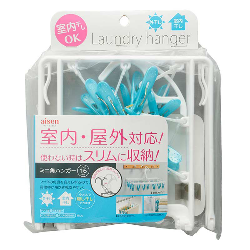 akachan honpo - 迷你方形曬衣夾 16個