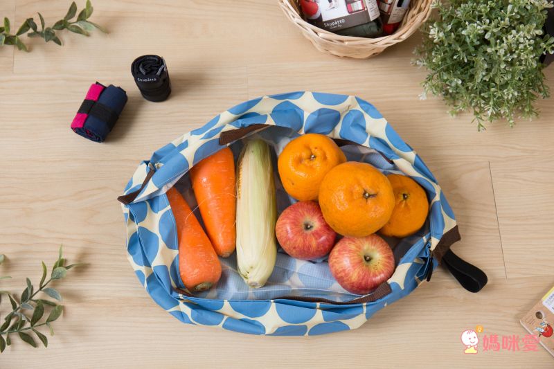 日本 MARNA - Shupatto 秒收摺疊購物袋-五週年限定升級款-石墨灰 (S(30x26cm))-耐重3kg / 7.5L