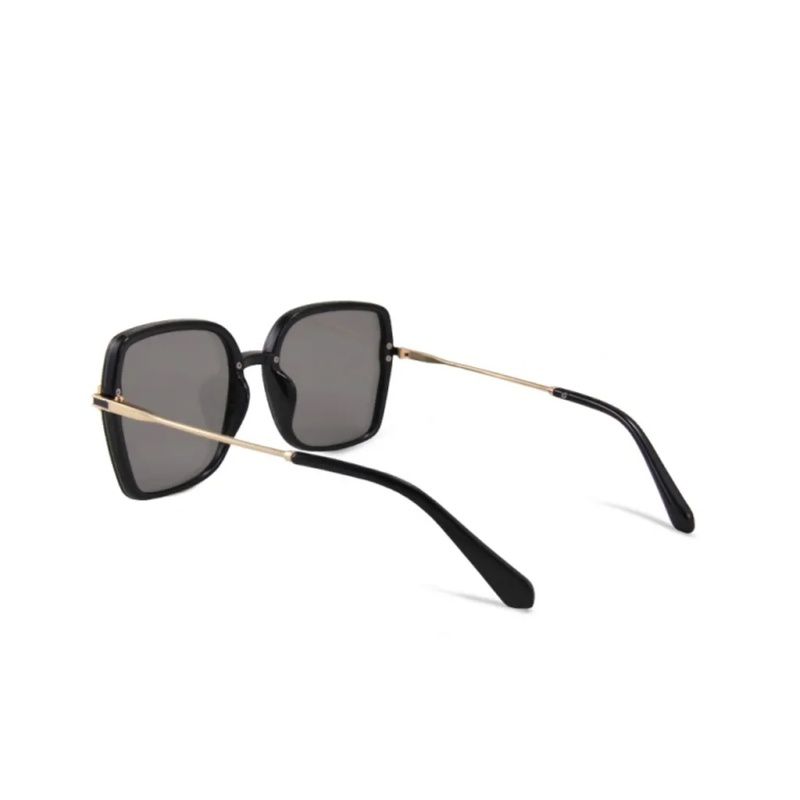 ALEGANT - 韓流明星最愛絕美星幕黑T字勾勒方框墨鏡│UV400太陽眼鏡