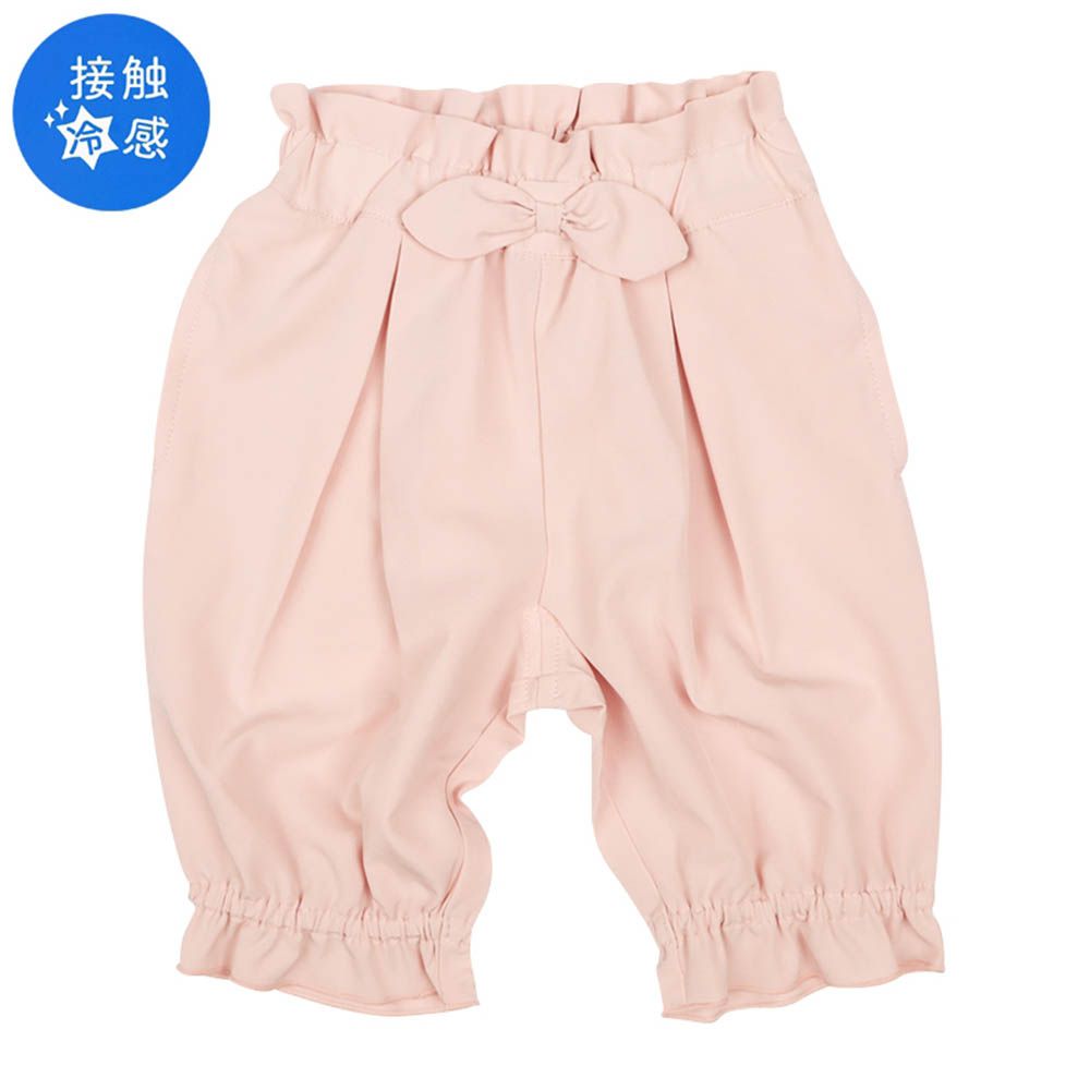 涼感7分褲-粉紅色