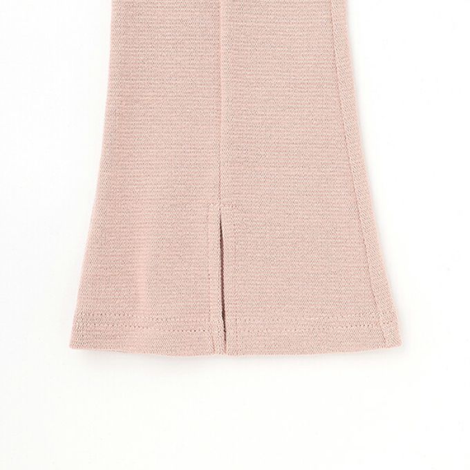 日本 Lycee mine - 愛心口袋開衩微喇叭長褲-藍