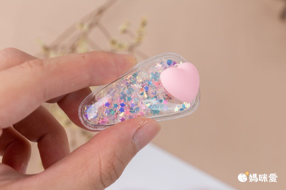 流沙感亮片髮夾5入組-皇冠