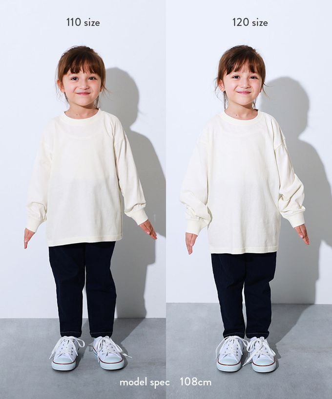 日本 devirock - 100%棉 定番女孩印花長袖上衣-四格貓咪-雜灰