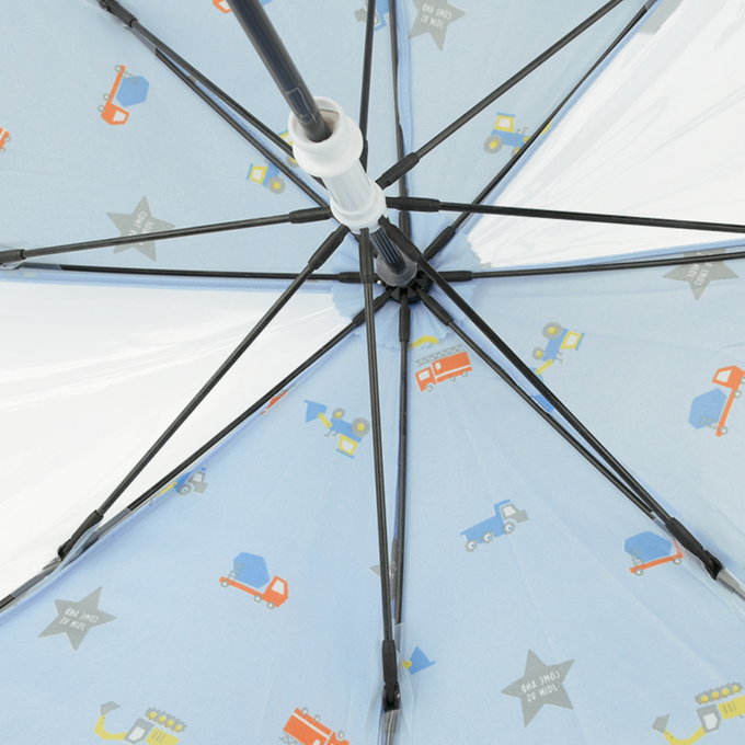 akachan honpo - 雨傘-交通工具-藍色