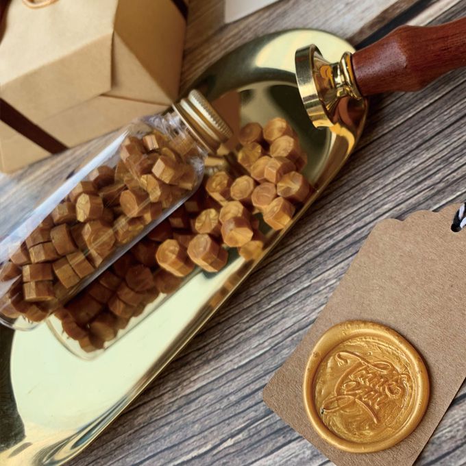 HAPPYMT - 火漆蠟粒大罐裝-經典紅