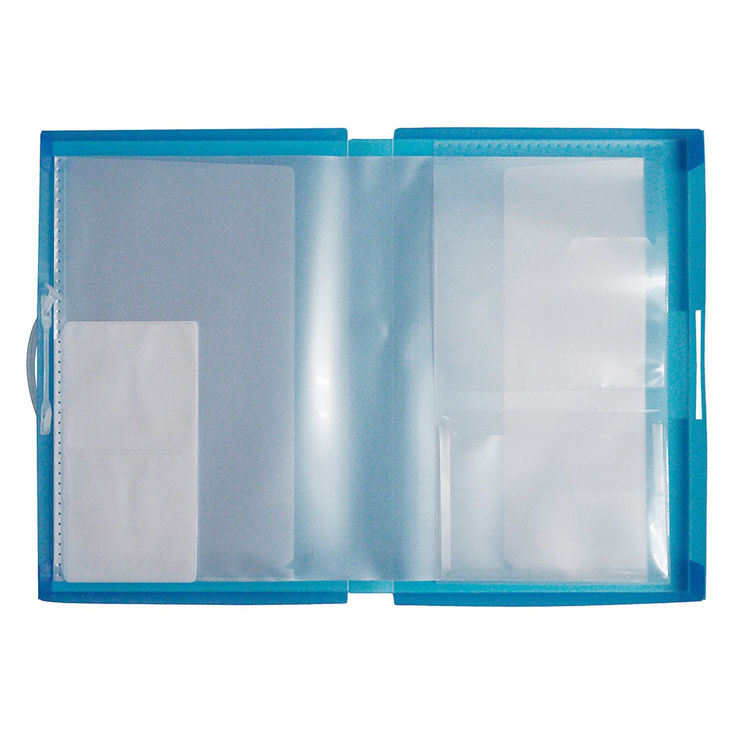 日本千趣會 - 美勞作品收納盒(附提把)-灰白 (42x29.5x4.5cm)