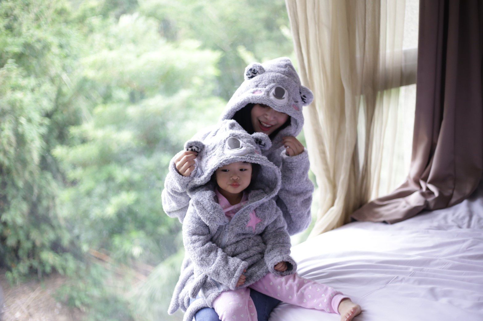 西班牙 KLINS 柔絨套裝 · 輕柔睡袍親子裝