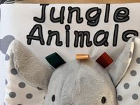 JoyNa - 北歐風寶寶布書 動物認知學習書 啟蒙玩具-大象