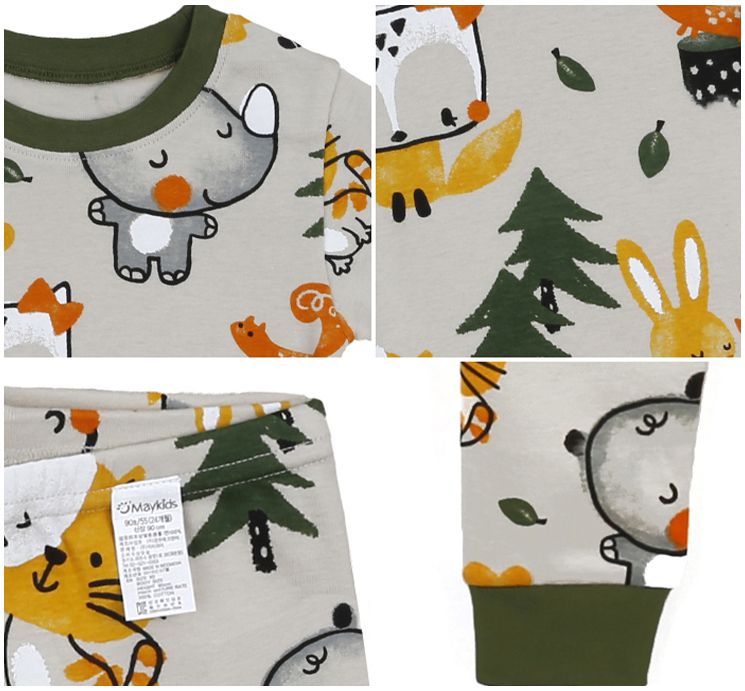 [現貨] ✦ 零碼出清價 ✭ 韓國 Maykids 有機棉長袖家居服/防踢被 ✭