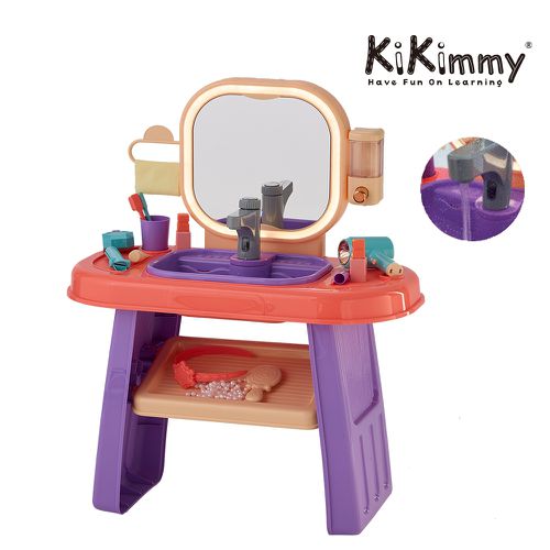 KIKIMMY - 仿真浴室化妝鏡梳妝台 /感應出水洗手台