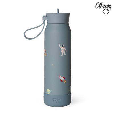 Citron - 矽膠提把保溫瓶_350ml-奔上宇宙