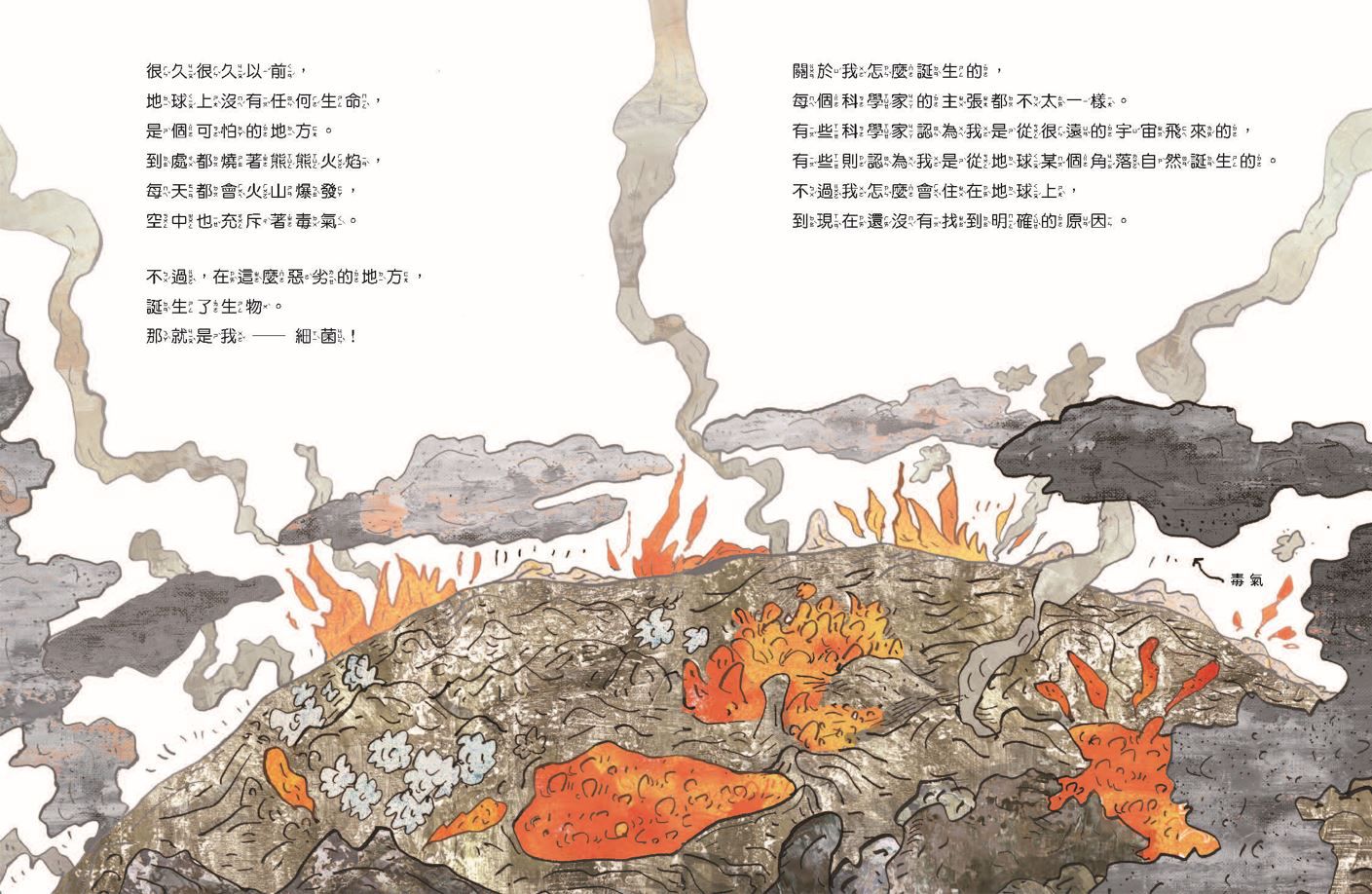 微生物小祕密系列1-4(共四冊)　:　破除刻板印象、認識生活中無所不在的細菌、病毒、真菌、原生生物-精裝