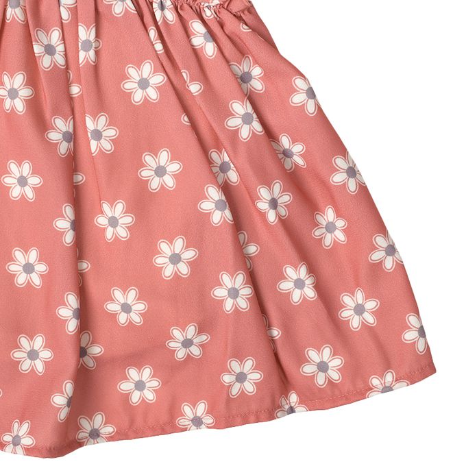 akachan honpo - 長袖假兩件T恤-粉紅色