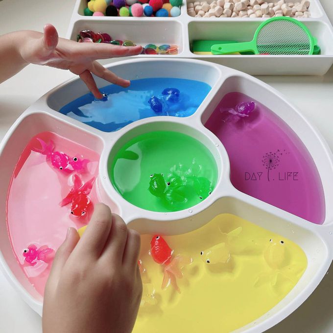 玩玩 Play - 韓國分格多用感官盆-分分盆_方方 (長29cm寬40cm深度4cm)