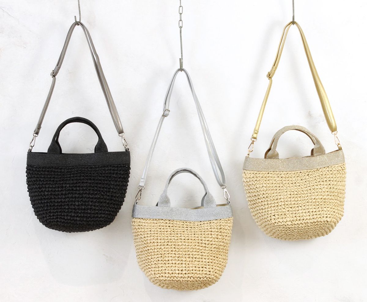 日本妞夏日最愛。草編包Ｘ編織包