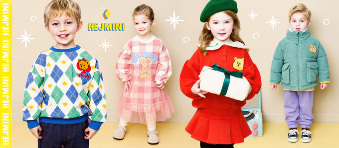 韓國 HEJMINI - 蓬鬆鋪棉口袋長版連帽外套-湖水綠