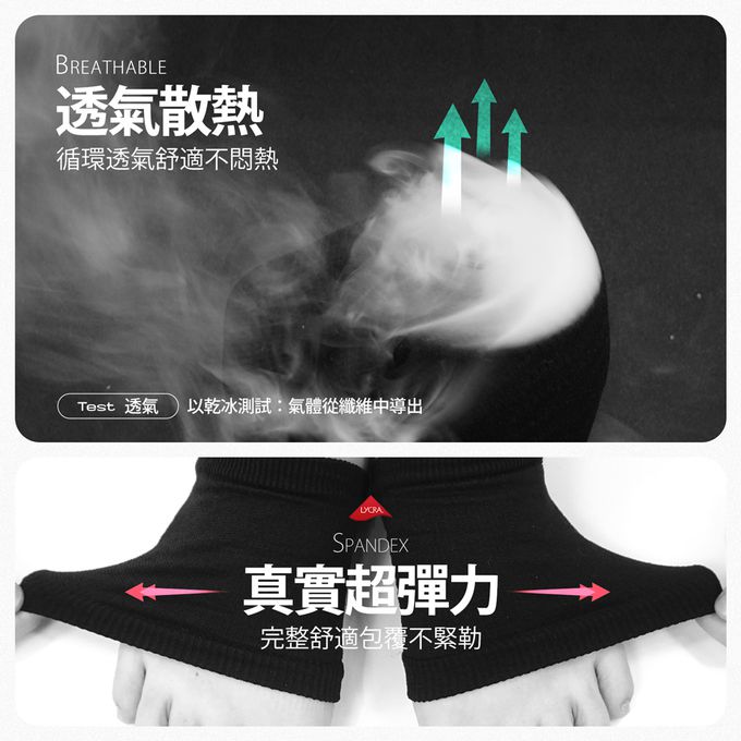 GIAT - 2雙組-石墨烯遠紅外線足弓支撐套-黑色 (FREE)