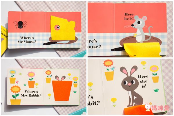 不織布翻翻書-Where's Mrs Bear?