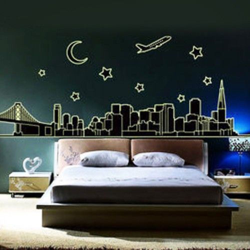 JB Design - 時尚壁貼-夜光城市 (60cm*90cm)