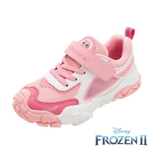 迪士尼Disney - 冰雪奇緣 童款 運動鞋 FOKR37773-排汗透氣網布-粉紅-(中大童段)