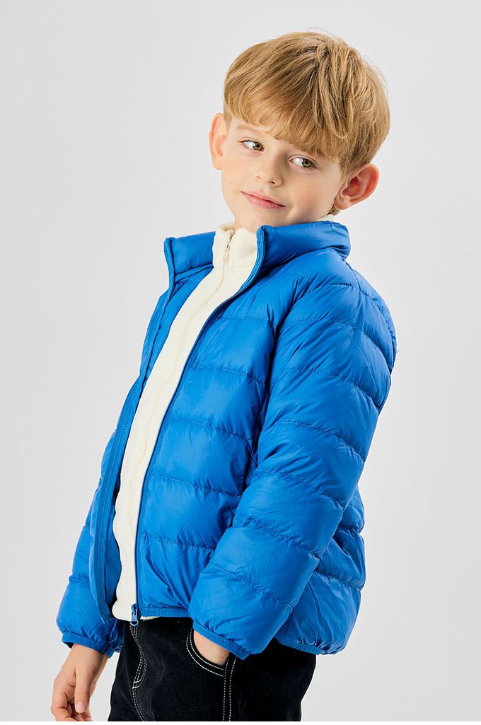 韓國 OZKIZ - 輕便溫暖鴨絨/羽絨外套-淺粉