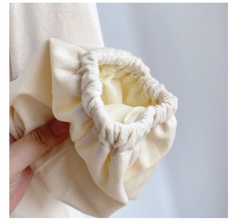 木耳邊燈籠半身裙-紅色