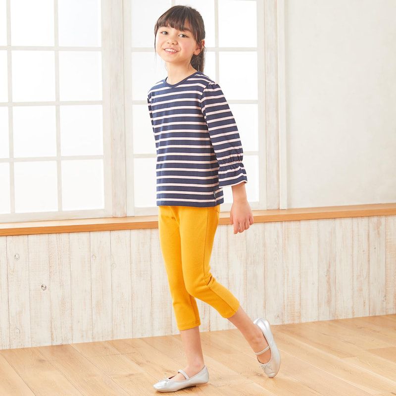 日本千趣會 - GITA 超彈力定番七分褲-亮橘