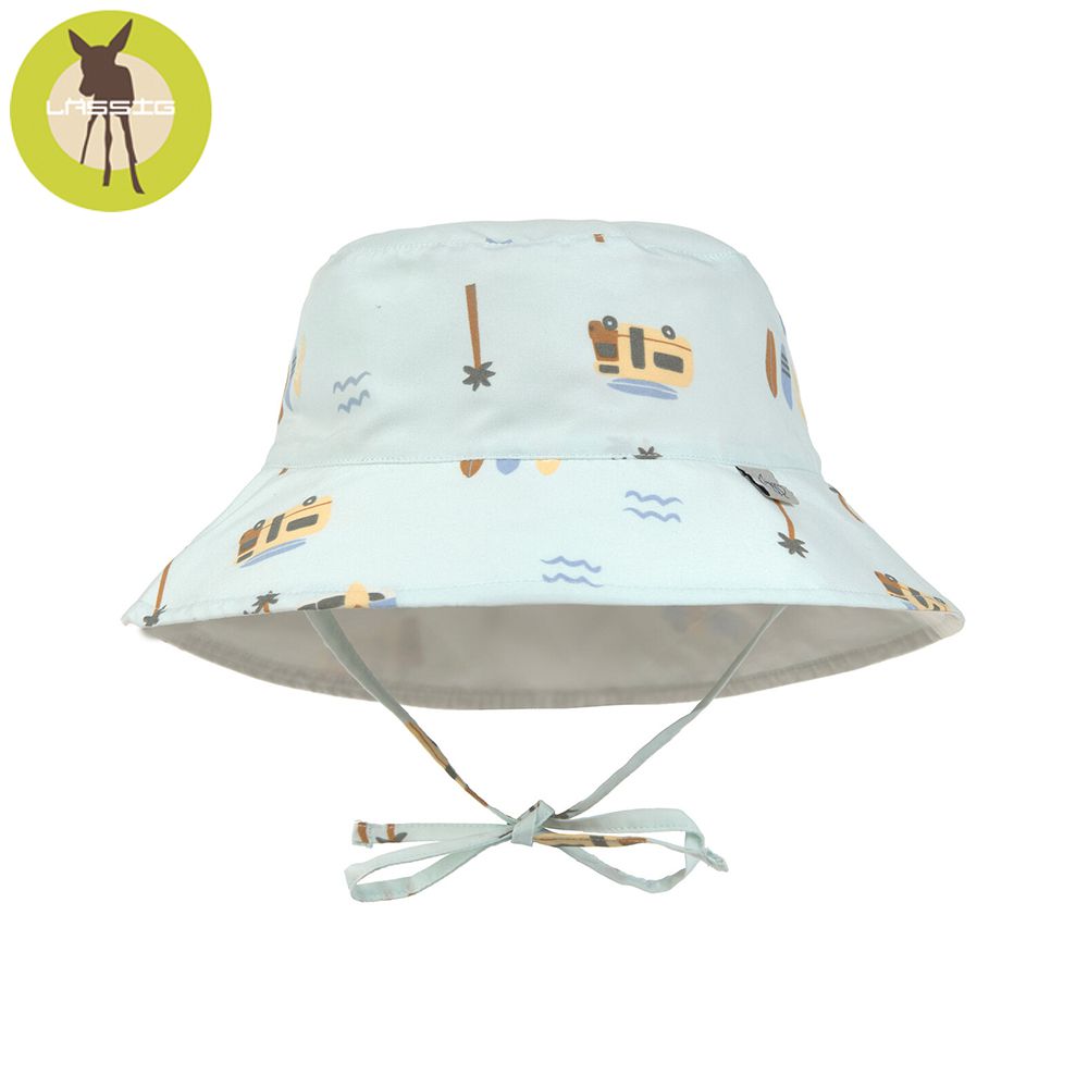 嬰幼兒抗UV海灘遮陽帽-海灘度假
