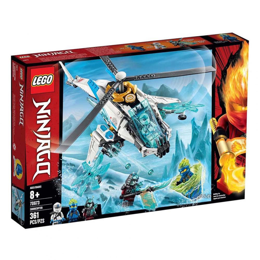 樂高LEGO - 樂高NINJAGO 旋風忍者系列- 冰忍的直升機70673-361pcs｜媽咪愛