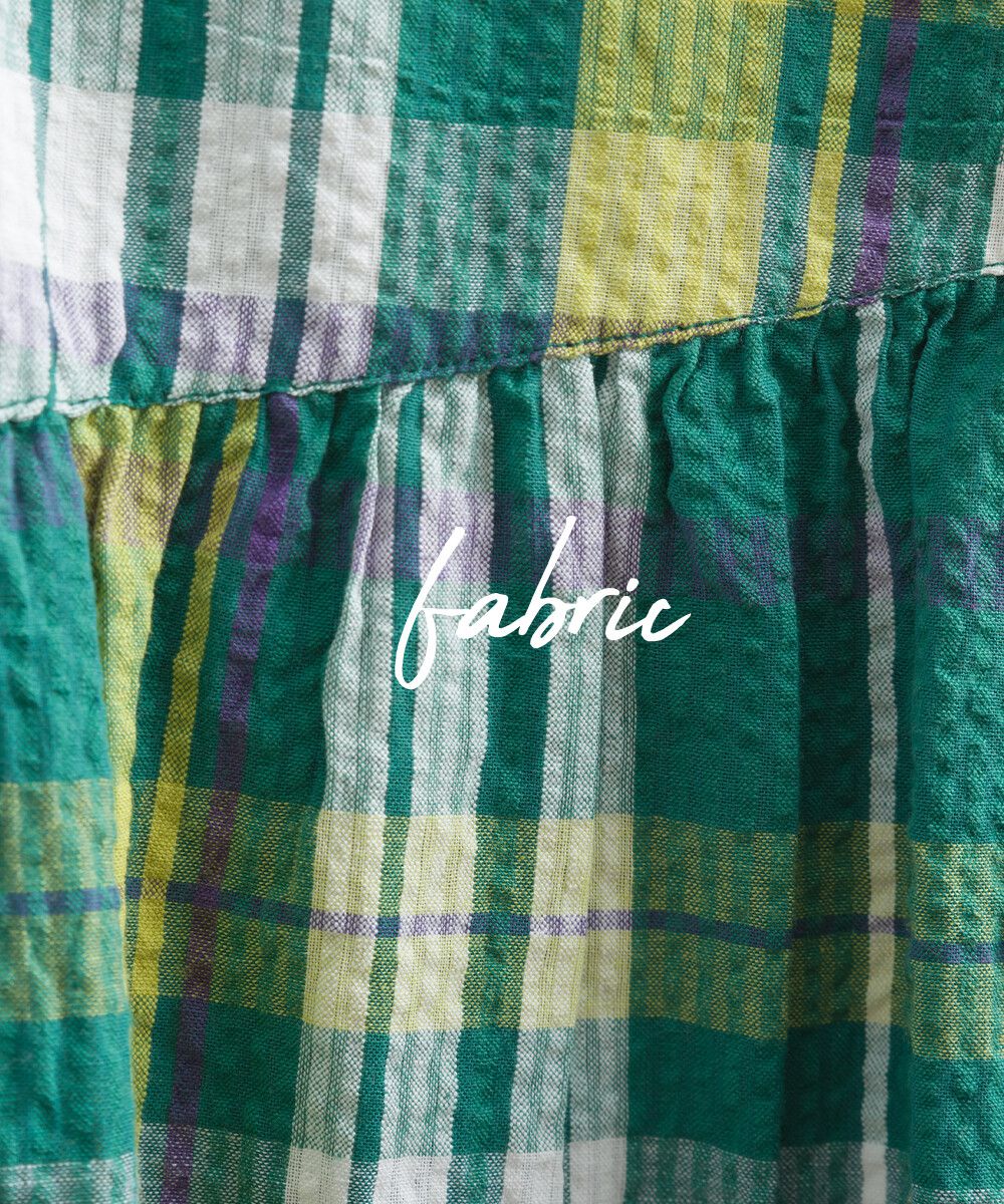 日本女裝代購 - 100%印度棉 超透氣波浪短袖上衣-石墨灰