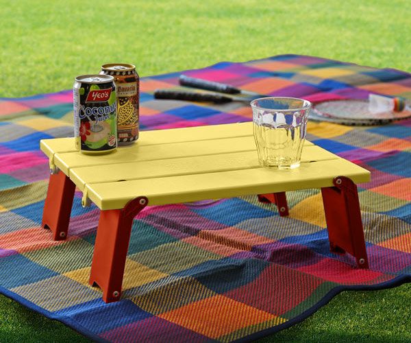 日本代購 - 兩階段輕便摺疊桌-白藍